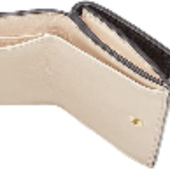 NWT Fendi Selleria Tri Fold Black Leather Micro Wallet Billfold Gold COA 8M0415 - Picture 5 of 13